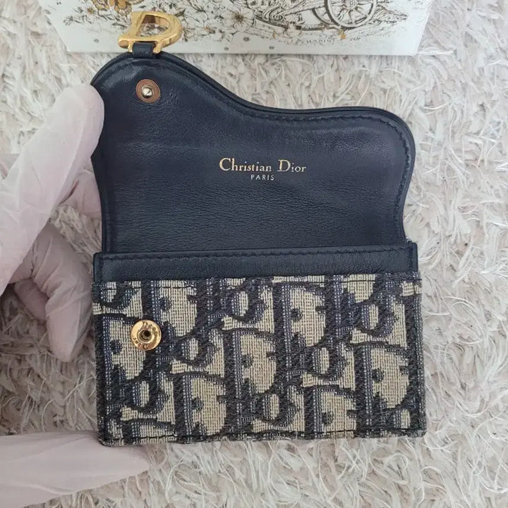 [SOLD OUT] [S급/정품] 디올 새들 플랩 카드홀더 (단품 250,000)