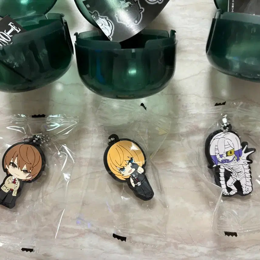 [BUNJANG] Death Note Rubber Strap Gacha (Light, Mello, Ryuk) / 데스노트 러버 가챠 ( 라이토 멜로 렘 )