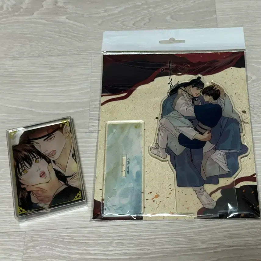 [BUNJANG] Yahuacheop "The Nighty Night" Off the Record Acrylic Block &amp; Toonique Acrylic Stand (Sealed) Bundle / 야화첩 오프더레코드 아크릴블록, 투니크 아크릴스탠드 미개봉