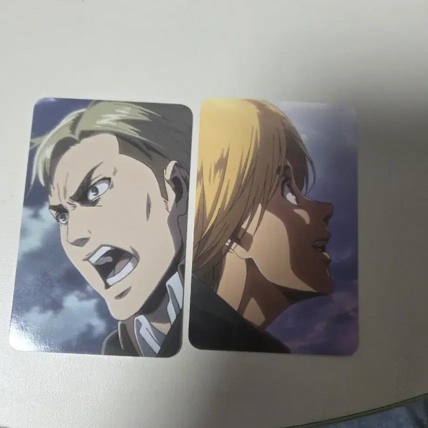[BUNJANG] Attack on Titan Mahagrid Collaboration Photocard / 일괄)진격거 마하그리드 콜라보 포토카드