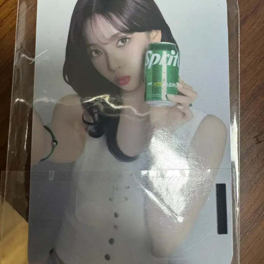 [BUNJANG] Karina Sprite Photocard (Sealed) / 카리나 스프라이트 포토카드 미개봉