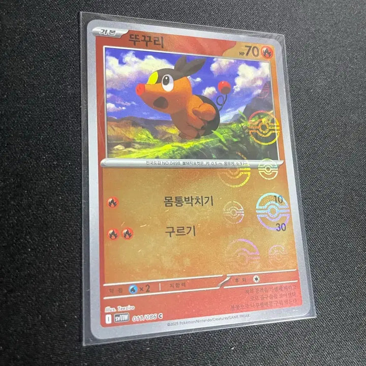 [BUNJANG] Pokemon Card Tukkoori Monster Ball Rare / 포켓몬카드 뚜꾸리 몬스터볼 레어