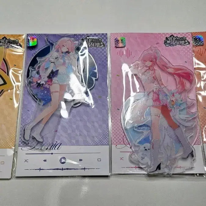 [BUNJANG] Myeongjo Ddingpe 2nd Anniversary Acrylic Stand Set / 명조 띵페 2주년 아크릴 스탠드 4종 일괄