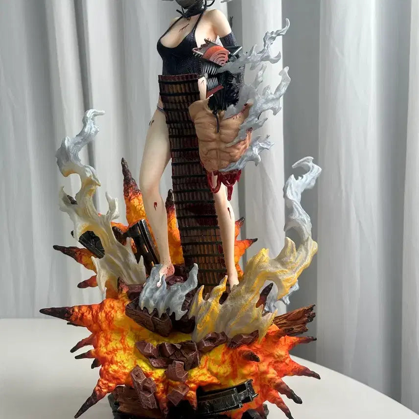 [BUNJANG] Hera A Chain Chainsaw Man Resin Figure Quiet Art / Hera A 레제 밤 체인소맨 레진 피규어 quiet art