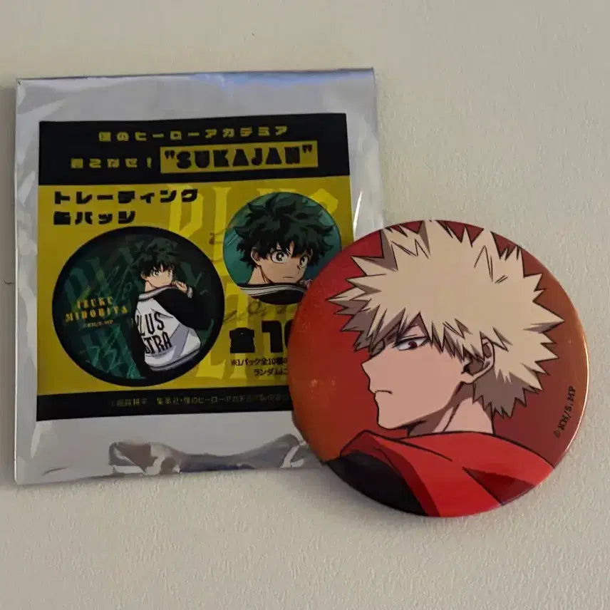 [BUNJANG] My Hero Academia Katsuki Bakugo Sukajan Badge / 나의히어로아카데미아 [바쿠고 카츠키] 스카쟌 뱃지