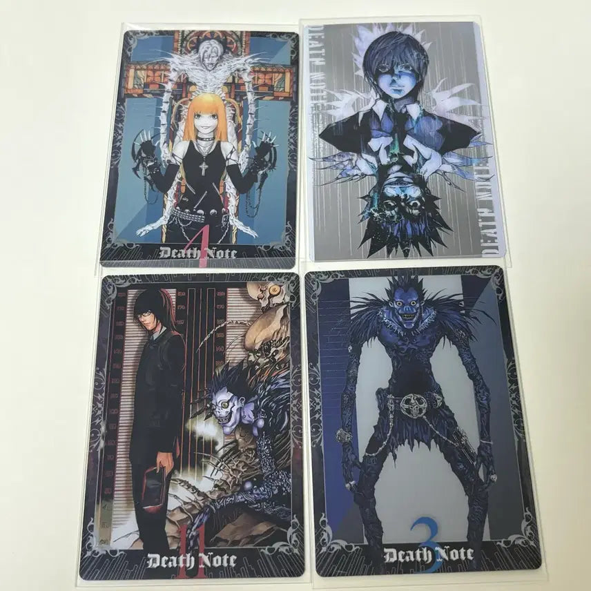 [BUNJANG] Death Note Wafer Metal Card Bundle Set (Misa, Light, Ryuk) / (일괄) 데스노트 굿즈 웨하스 메탈 카드 미사 라이토 류크