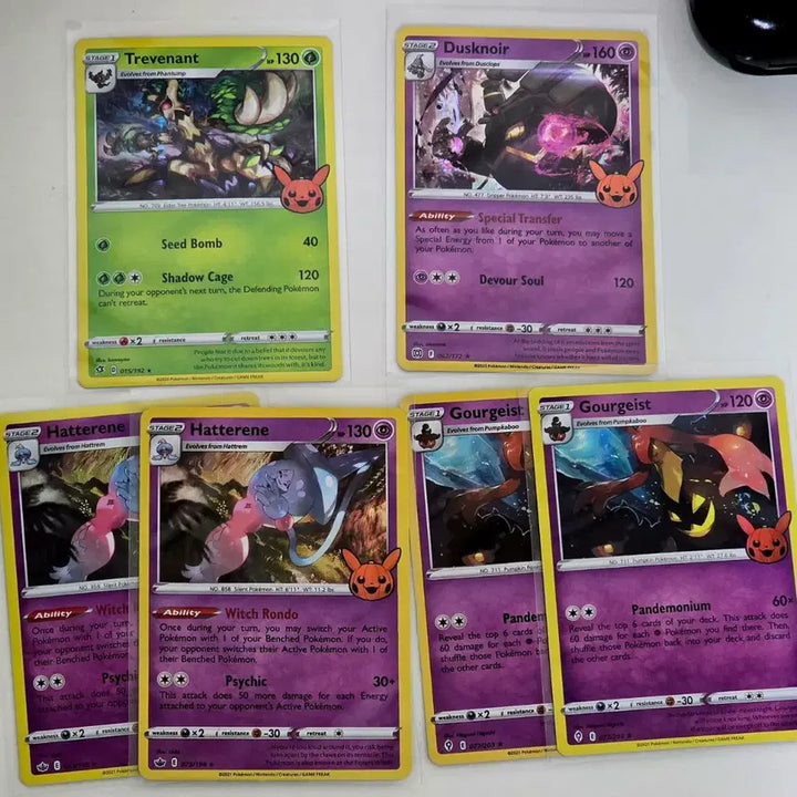 [BUNJANG] Pokemon Cards North America 2022 Halloween Hit Card Set / 포켓몬 북미 2022 할로윈 힛카드 (대로트/브리무음/펌킨인/야느와르몽)