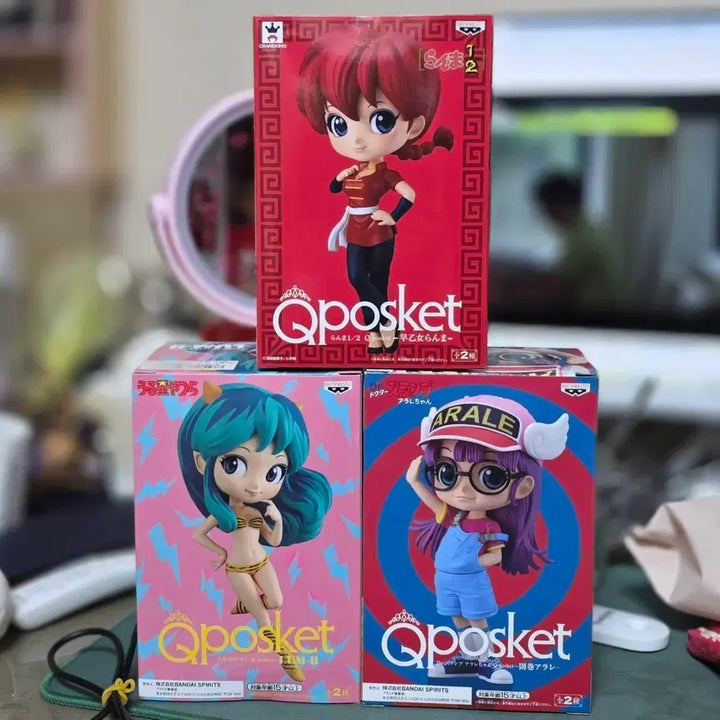 [BUNJANG] Q Posket Ranma, Urusei Yatsura Lum, Dr. Slump Arale A-Color Figures / 큐포스켓 란마, 시끌별 녀석들 라무, 닥터슬럼프 아라레 A컬러