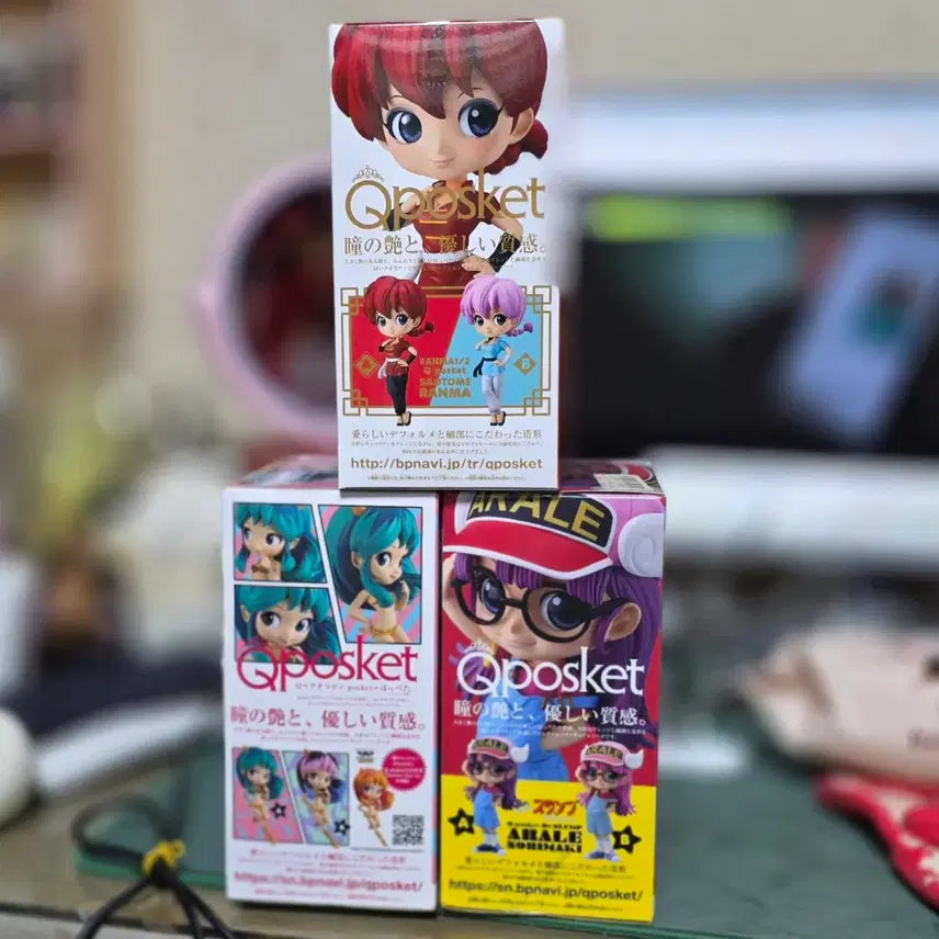 [BUNJANG] Q Posket Ranma, Urusei Yatsura Lum, Dr. Slump Arale A-Color Figures / 큐포스켓 란마, 시끌별 녀석들 라무, 닥터슬럼프 아라레 A컬러