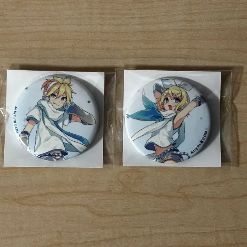 [BUNJANG] Kagamine Len, Rin Vocaloid Can Badge Set / 카가미네 렌, 린 캔뱃지 보컬로이드