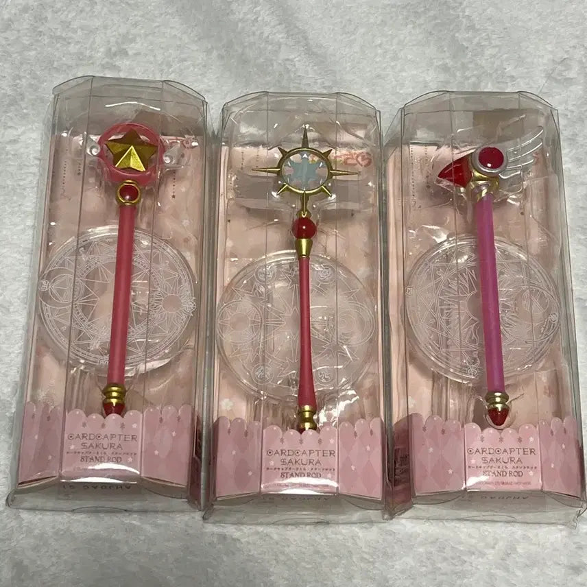 [BUNJANG] Cardcaptor Sakura Stand Rod Miniature Figure Set (F-toys, 2018) / 카드캡터 체리 스탠드 로드 풀셋팝니다