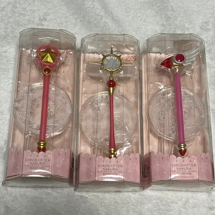 [BUNJANG] Cardcaptor Sakura Stand Rod Miniature Figure Set (F-toys, 2018) / 카드캡터 체리 스탠드 로드 풀셋팝니다