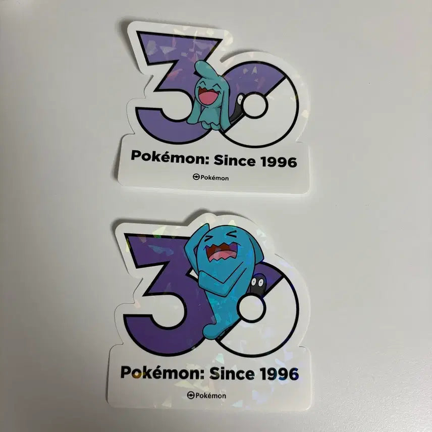 [BUNJANG] Pokemon 30th Anniversary Mazayong Logo Sticker / 포켓몬 30주년 마자+마자용 로고스티커 올리브영