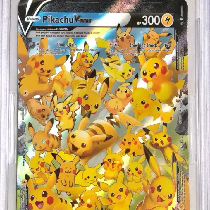 [BUNJANG] North American 25th Anniversary Pikachu V Union Jumbo Card PSA 9 / 북미 25주년 v union 피카츄 점보카드 psa9