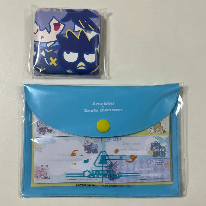 [BUNJANG] Arknights Sanrio Memo Pad Logos Badge Bundle Set / 명일방주 산리오 메모지 로고스 뱃지 판매