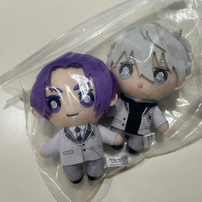 [BUNJANG] Official Bluelock Nagi Seishiro &amp; Mikage Reo Tomonui (Hakuhu) Plush Set / [새상품 일괄] 공식 블루록 나기 레오 토모누이 하쿠호 누이 2종 양도