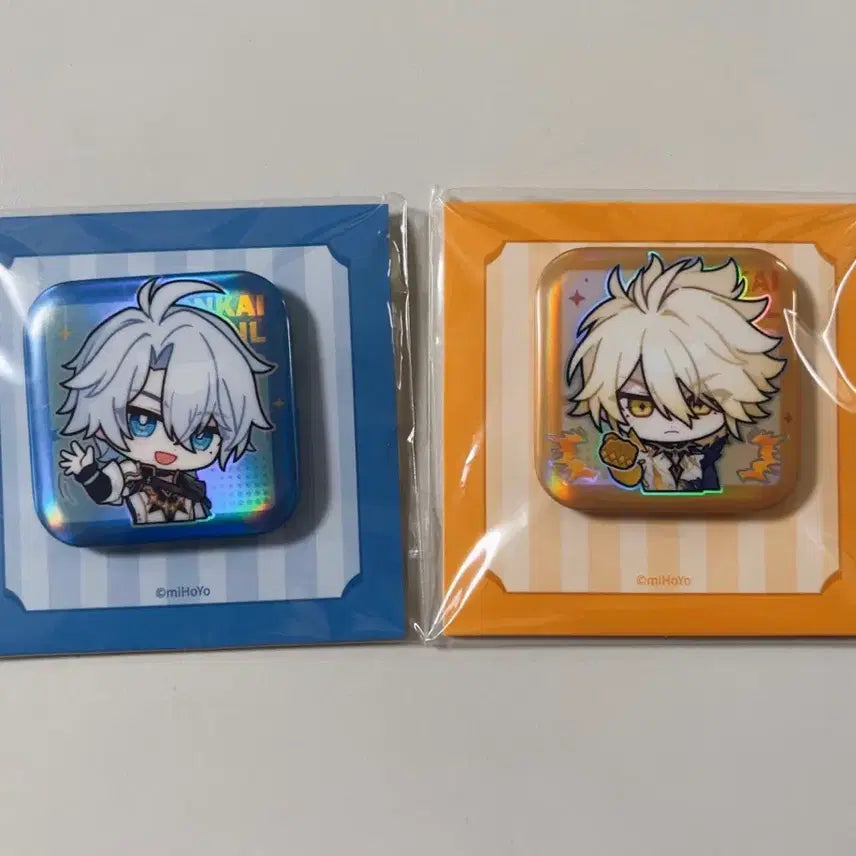 [BUNJANG] Honkai: Star Rail Paimon SD Square Can Badge / 붕괴 스타레일 파이논 SD 사각 캔뱃지 미개봉