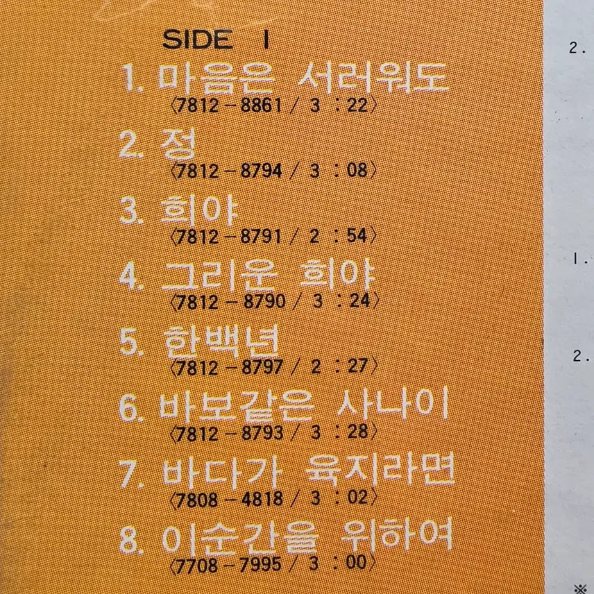 [BUNJANG] Park Il Nam Unused LP / 박일남 미사용 LP