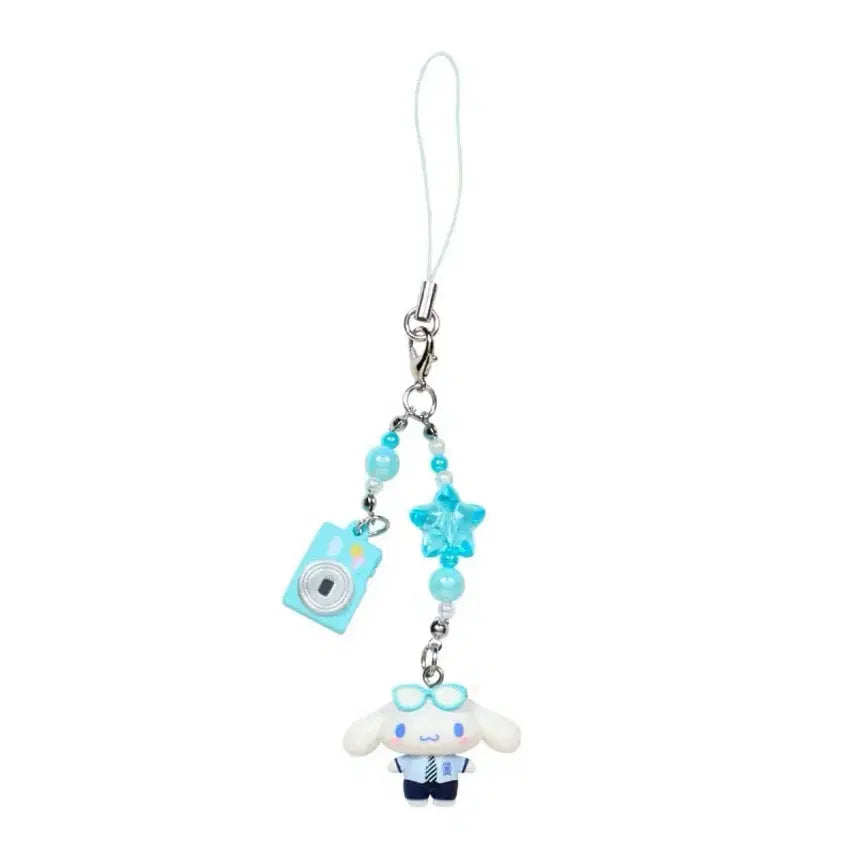 [BUNJANG] Sanrio Sanrio Gakuen Kirameki Travel Random Strap Keyring / 산리오 산리오학원 키라메키 여행 랜덤 스트랩키링