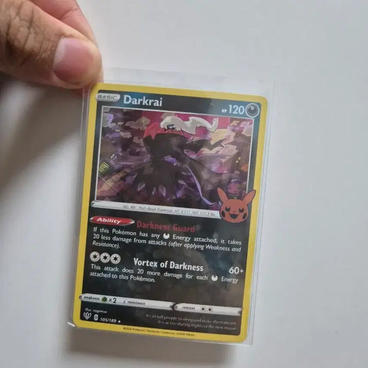 [BUNJANG] 2022 Trick or Trade Halloween Darkrai Pokémon Card / 2022 Trick or Trade 할로윈 포켓몬카드 다크라이