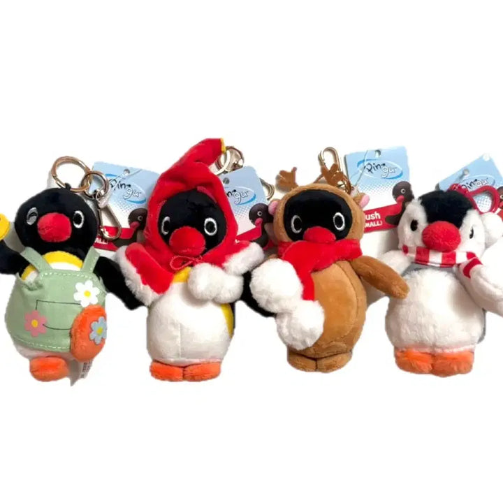 [BUNJANG] Pingu Penguin Plush Collection (Florist/Cape/Rudolph/Pinga) / 핑구 펭귄인형 모음(플로리스트/망토/루돌프/핑가)