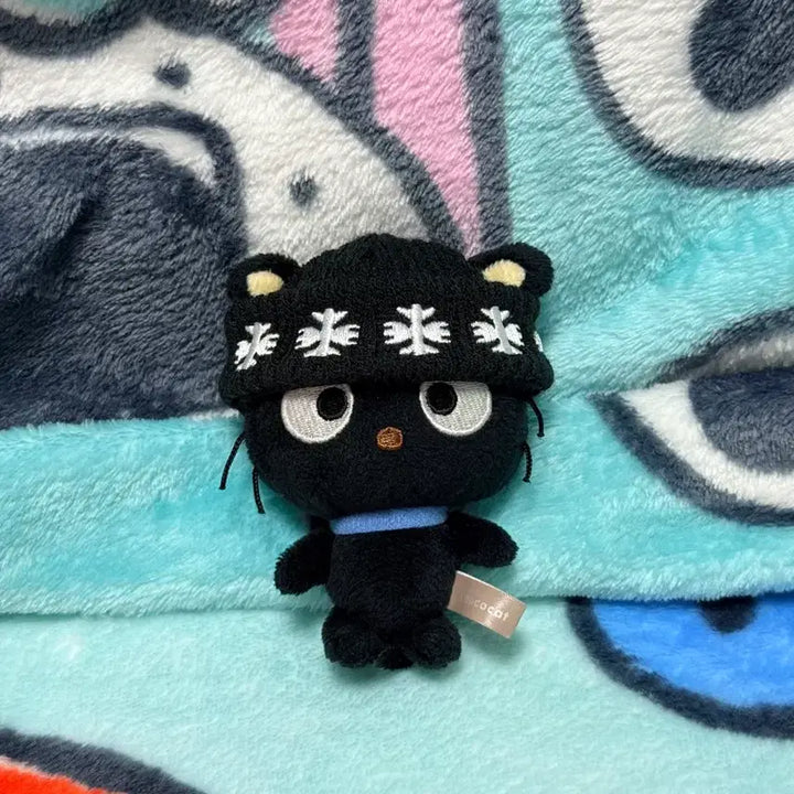 [BUNJANG] RIIZE Wonbin Sanrio Chococat Plush with Chrome Hearts Beanie / 라이즈 원빈 산리오 초코캣 인형 크롬하츠 비니