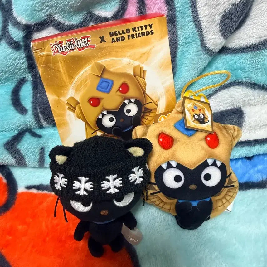 [BUNJANG] RIIZE Wonbin Sanrio Chococat Plush with Chrome Hearts Beanie / 라이즈 원빈 산리오 초코캣 인형 크롬하츠 비니