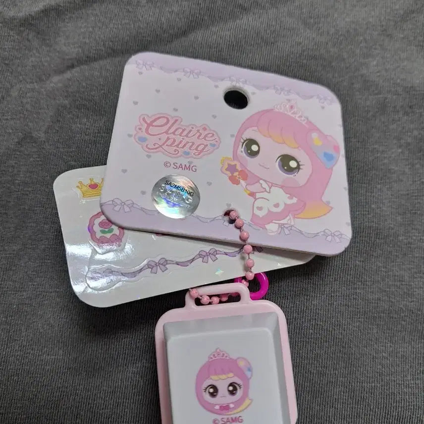 [BUNJANG] Catch Teenieping Areumpi Keycap Sticker Clicker Keychain / 캐치티니핑  아름핑 키캡 스티커 클리커 키링 새상품