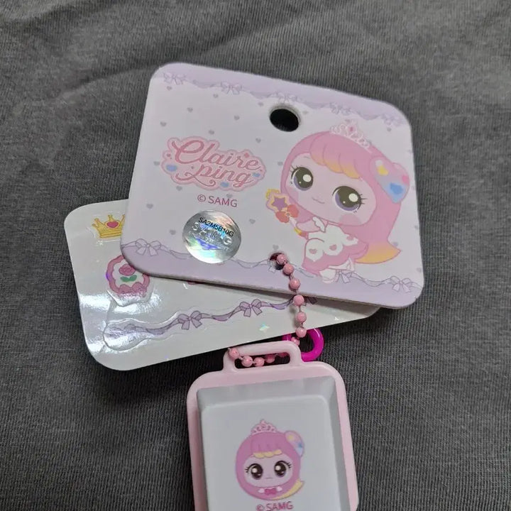 [BUNJANG] Catch Teenieping Areumpi Keycap Sticker Clicker Keychain / 캐치티니핑  아름핑 키캡 스티커 클리커 키링 새상품