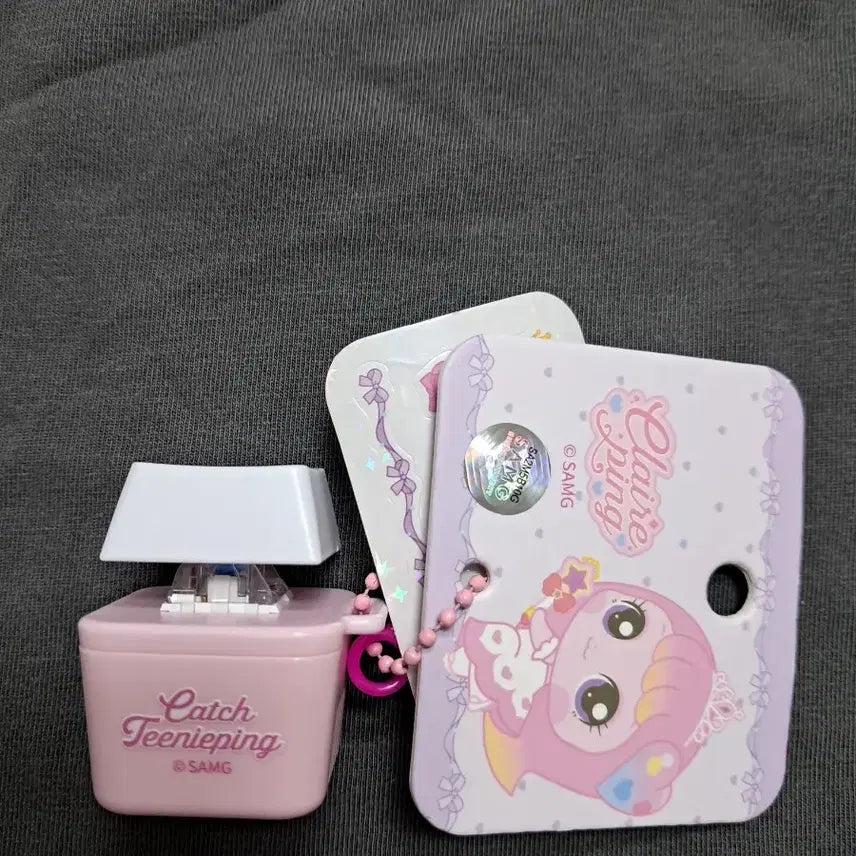[BUNJANG] Catch Teenieping Areumpi Keycap Sticker Clicker Keychain / 캐치티니핑  아름핑 키캡 스티커 클리커 키링 새상품