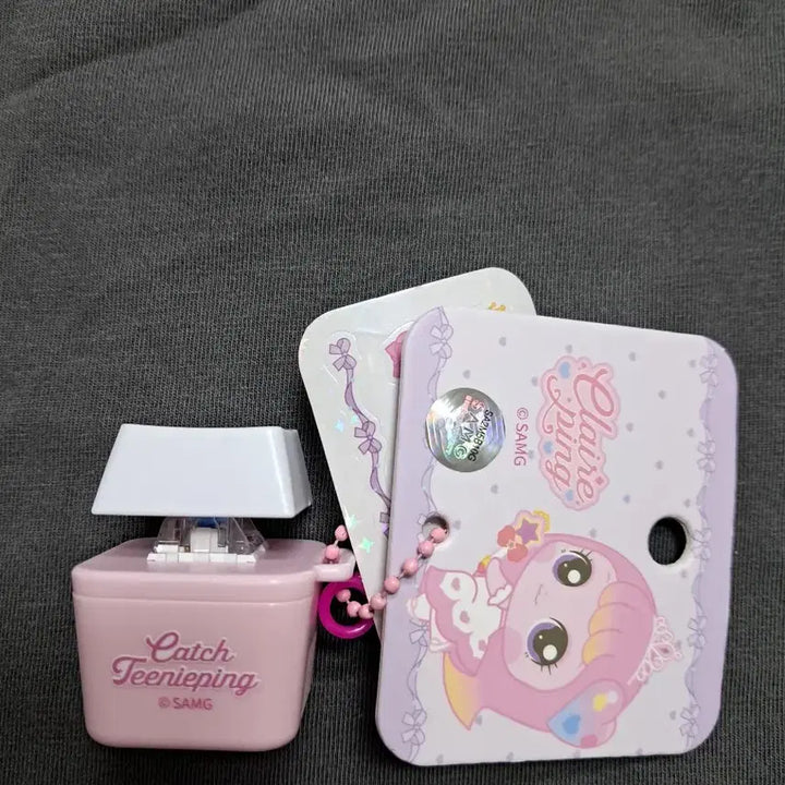 [BUNJANG] Catch Teenieping Areumpi Keycap Sticker Clicker Keychain / 캐치티니핑  아름핑 키캡 스티커 클리커 키링 새상품