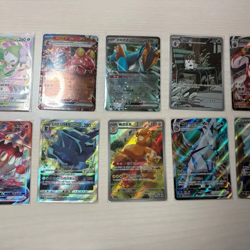 [BUNJANG] Pokemon Trading Cards Bundle Set (10 Cards) / 포켓몬 카드 10장 일괄 판매