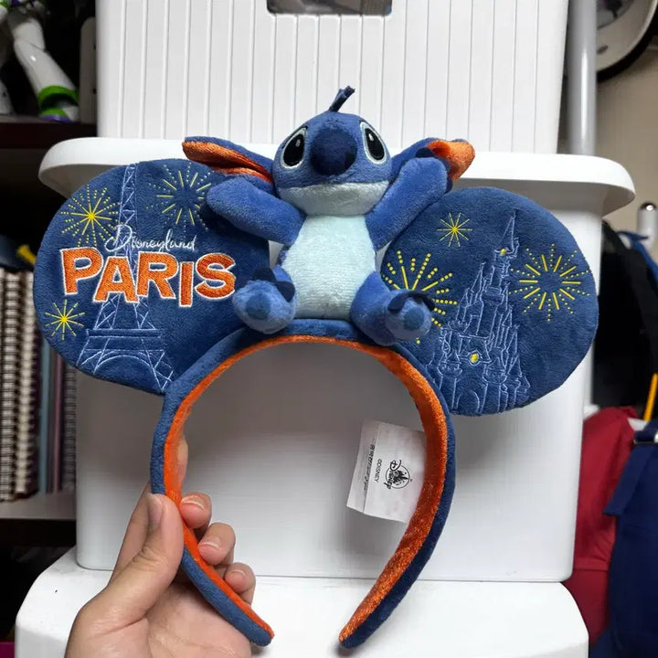 [BUNJANG] Limited Edition Paris Disneyland Stitch Headband / [한정판] 파리 디즈니랜드 스티치 머리띠 미키마우스