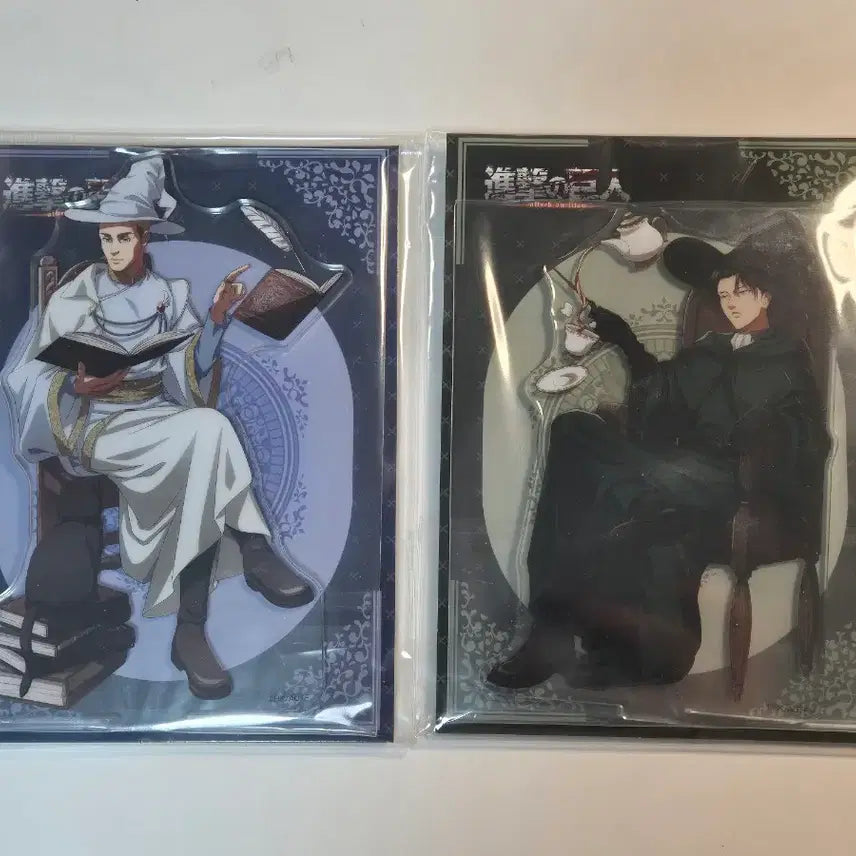 [BUNJANG] Attack on Titan Erwin Levi Eruri Wizard Acrylic Standee (Sealed) / (미개봉) 진격의 거인 엘빈 리바이 에루리 마법사 아크릴