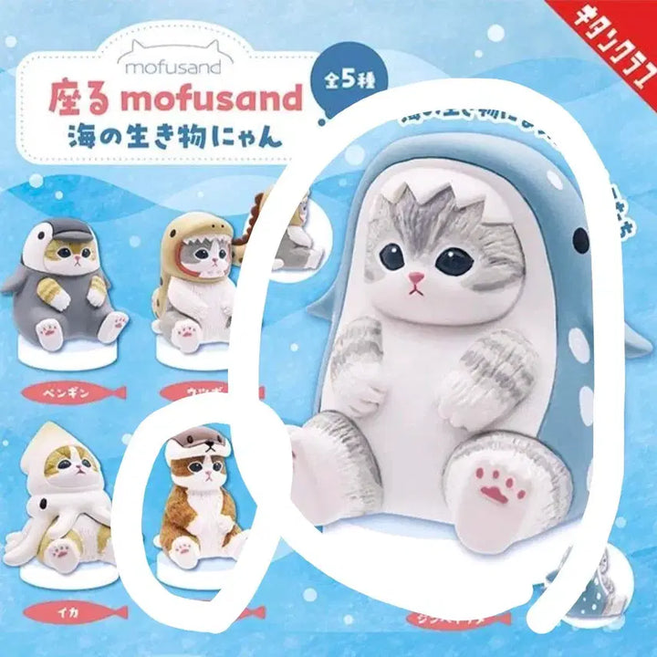 [BUNJANG] Marine Life Morph Sand Gacha Figures Bundle Set / 해양생물 모프샌드 가챠 피규어 일괄