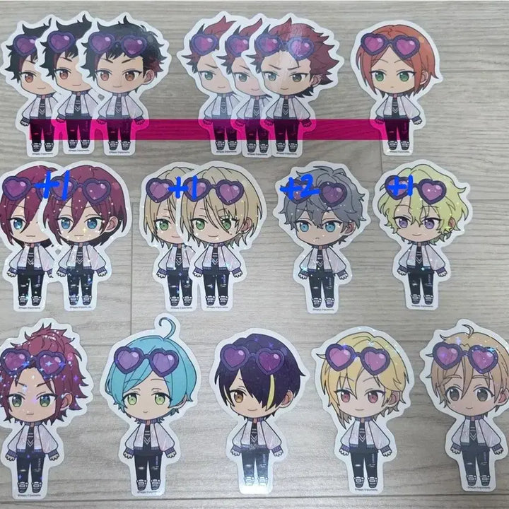 [BUNJANG] Ensemble Stars! Chibi Pop-up Can Badge &amp; Toonique Sticker Set - Sena Ibara, Hiyori Natsu, Nazuna Shinonome, Tsumugi Tsumugi / 앙스타 치비 동심 팝업 캔뱃지 투니크 스티커 이바라세나히요리나즈나테토라