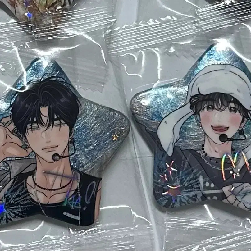 [BUNJANG] Sparkles Badge Taeo Dobin Resin Popup Bundle Set / (미개봉) 일괄 스파클즈 뱃지 태오 도빈 레진 팝업 향의경계 향경