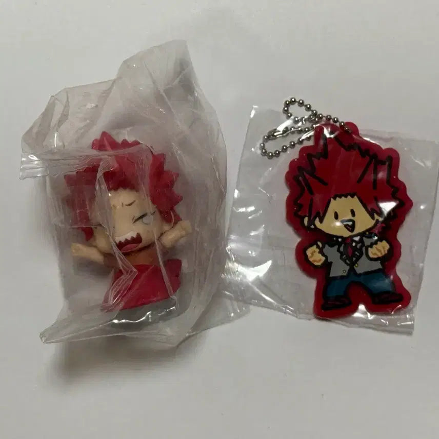 [BUNJANG] My Hero Academia Kirishima Onemutan Rubber Strap Keychain (Sealed) / 미개봉) 히로아카 키리시마 오네무탄, 오픈스쿨 러버스트랩 키링