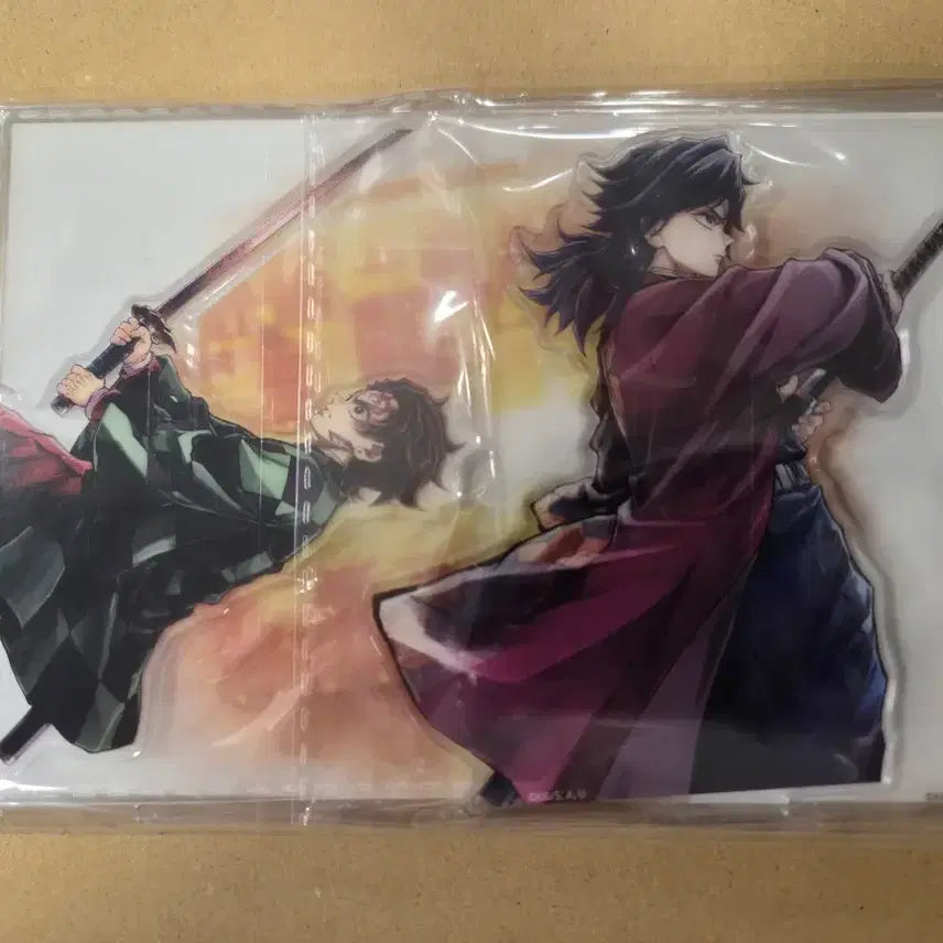 [BUNJANG] Demon Slayer Tanjiro &amp; Giyu C106 Connected Acrylic Stand / 귀멸의 칼날 탄지로+기유 C106 연결 쿠지 아크릴스탠드