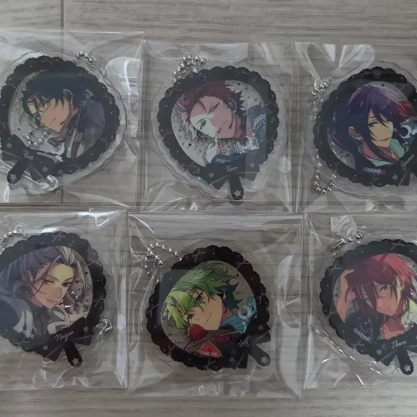[BUNJANG] Ensemble Stars! Uchiwa Keychain - Eden, Vargr, Keito, Kyou, Nagisa, Hiyori, Ibara / 앙스타 우치와 키링 에덴 홍월 케이토키류소마 나기사히요리이바라