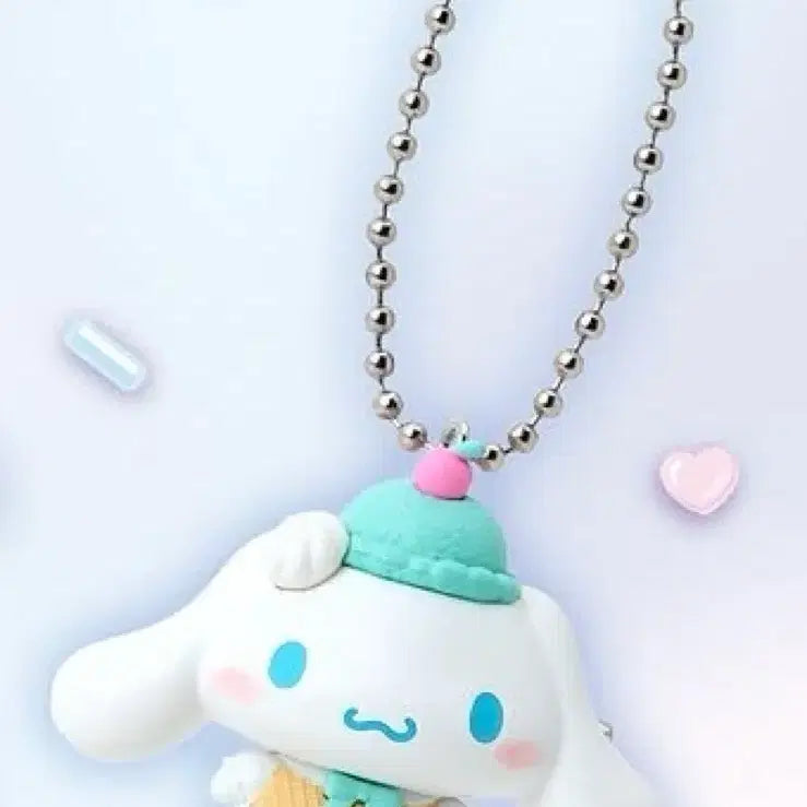 [BUNJANG] Sanrio Cinnamoroll Dreamy Ice Parfait Dress Charm / 산리오 시나모롤 키링 드리미 아이스파라