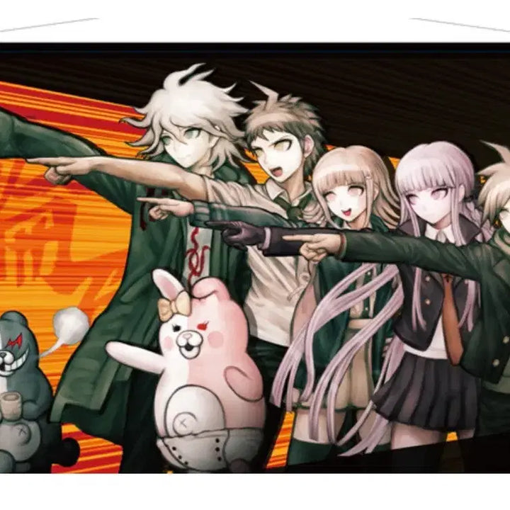 [BUNJANG] Danganronpa Hajime Hinata &amp; Nagito Komaeda B2/B4 Tapestries (Mochizuki Kei Collaboration &amp; 10th Anniversary) / 단간론파 태피스트리 히나타 하지메 코마에다 나기토 모치즈키 케이