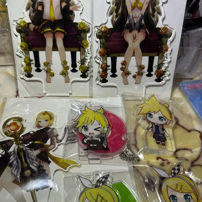 [BUNJANG] Kagamine Rin Len Acrylic Stand Bundle Set (7 pcs) / 카가미네 린 렌 아크릴 스탠드 7개 일괄