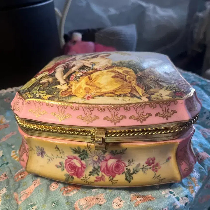 [BUNJANG] Demain Collection Vintage Rococo Music Box Jewelry Box / Demain Collection 빈티지 로코코 오르골 보석함
