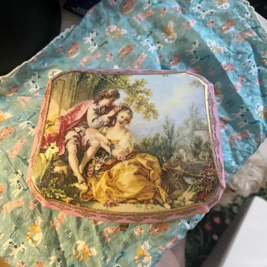 [BUNJANG] Demain Collection Vintage Rococo Music Box Jewelry Box / Demain Collection 빈티지 로코코 오르골 보석함