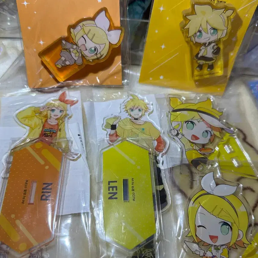 [BUNJANG] Rin &amp; Len Kagamine 6 Types Acrylic Stand Set / 아크릴 스탠드 린 렌 6종