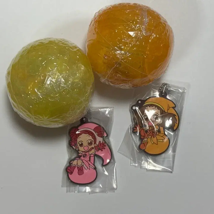 [BUNJANG] Ojamajo Doremi Momoko Fujiwara Rubber Keyring Bundle Set (Sealed) / 미개봉 일괄) 꼬마 마법사 레미 메이 모모 레미 러버키링 보이는 캡슐토이