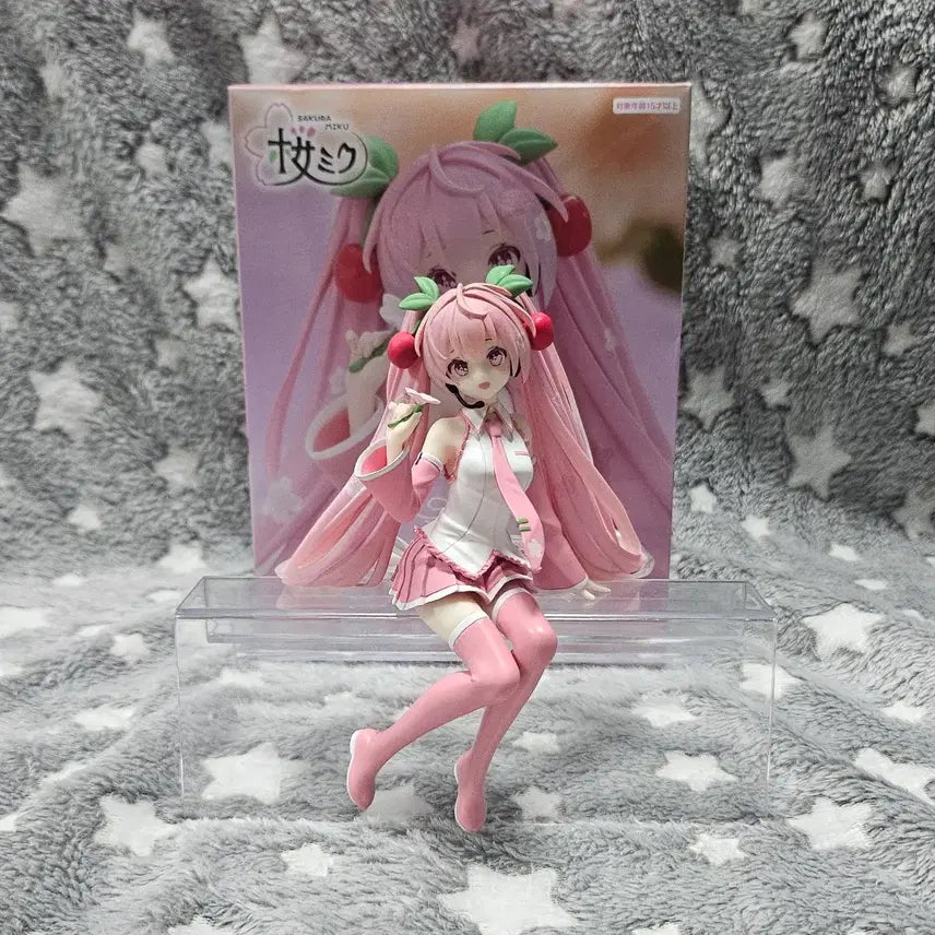 [BUNJANG] Sakura Miku Noodle Stopper Figure (Box 0) / (상자0) 2024 사쿠라 미쿠 누들 스토퍼 피규어