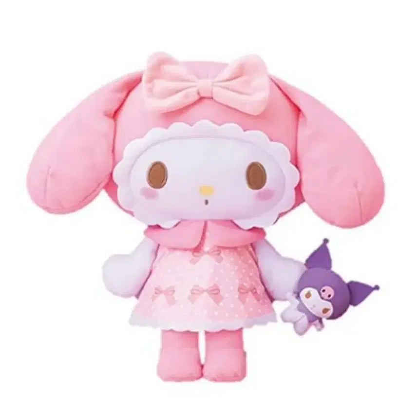 [BUNJANG] My Melody Pink Plush Doll / 급처) 마이멜로디 걸리 핑크 봉제인형