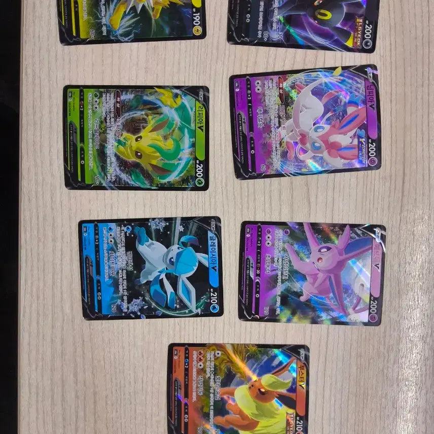[BUNJANG] Eevee Heroes V Collection (7 Types) / 이브이히어로즈v모음